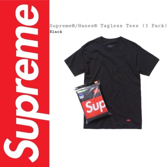 supreme shirt 3 pack